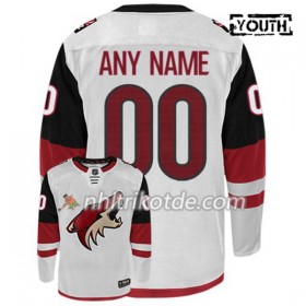 Arizona Coyotes Trikot Custom Adidas Weiß Authentic - Kinder